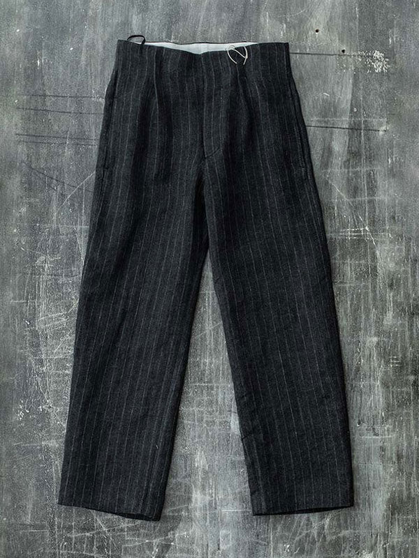 Vintage Simple Striped Everyday Women's Pants