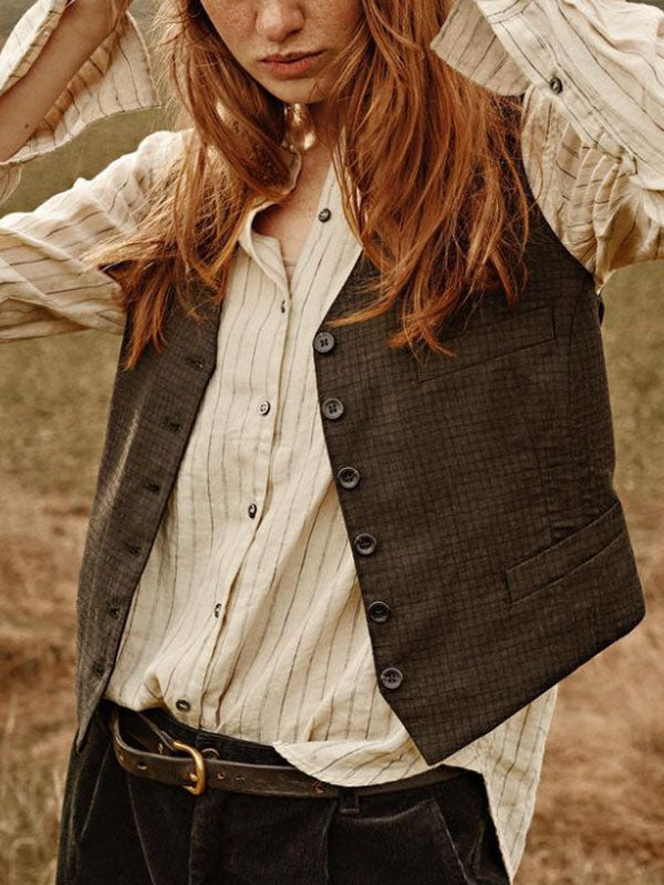 Casual Vintage Outdoor Ladies Shirt