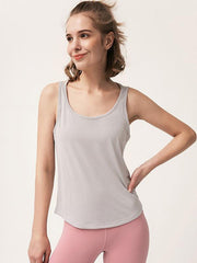 Loose Sleeveless Backless Vest Top