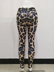 Empire Leopard Slim Dance Athletic Leggings