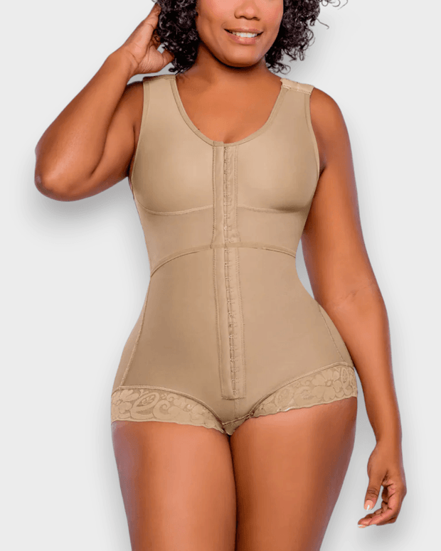 Butt Lifting Hook & Eye Tummy Control Slimming Body Shaper