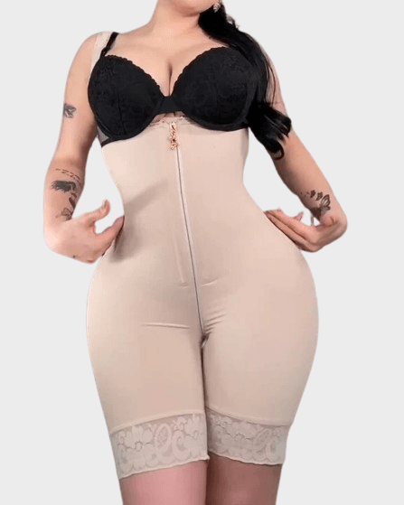 High Compression Hourglass Butt Lift Zipper Gridle