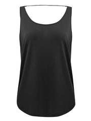 Loose Sleeveless Backless Vest Top