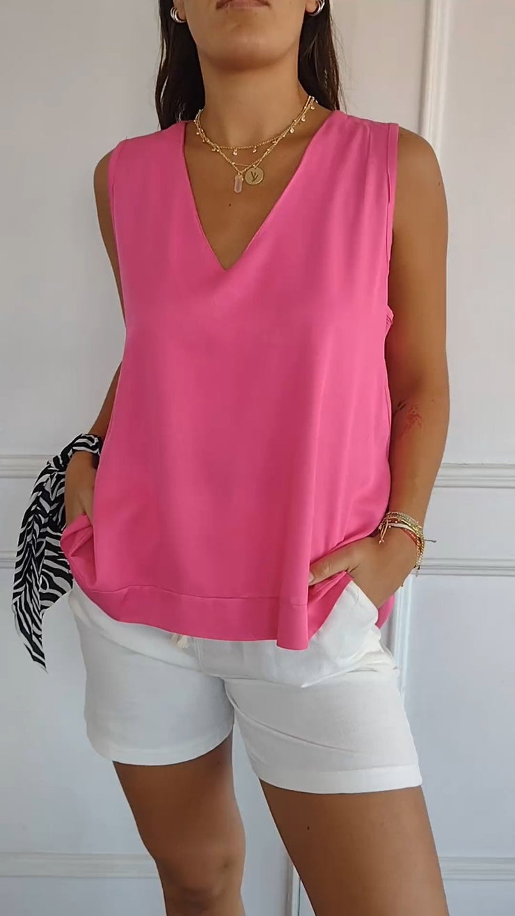 V-neck Loose and Comfortable Top