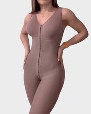 Postpartum Full Body Body Shaper For Women Knee Length & Bra