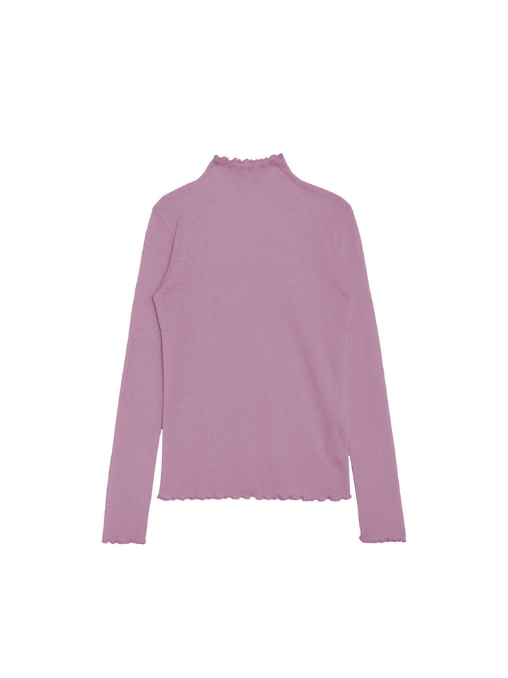 Amanda Ruffle Collar 100% Wool Sweater