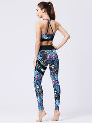 Floral Printed High Waist Leggings