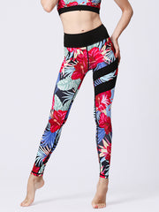 Floral Printed High Waist Leggings