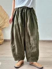 Linen Harem Pants