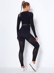 Moisture Absorbing Yoga Long Sleeve Suit