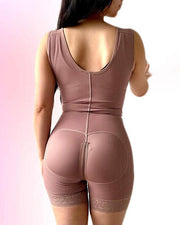 High Compression Side Zipper Body Shaper