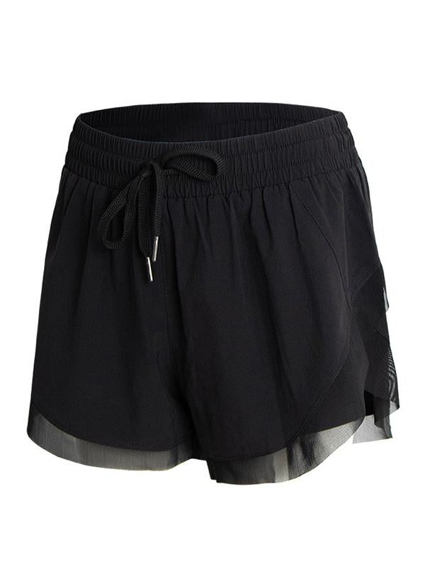 Solid Loose Sports Shorts