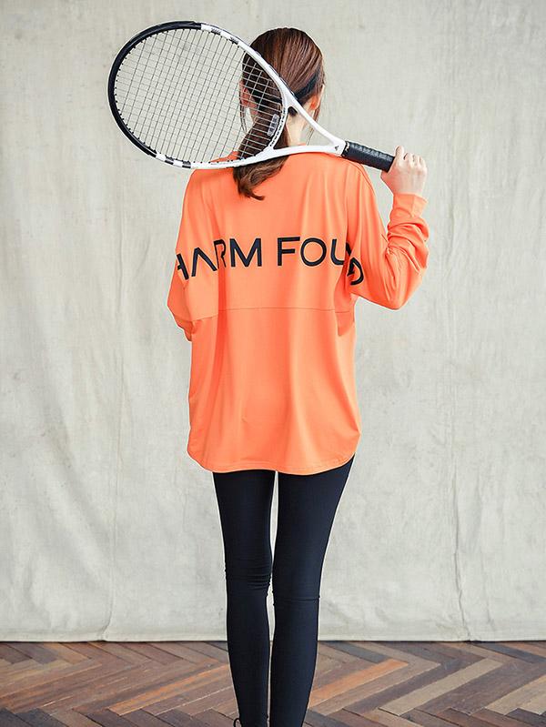 Fashion Letters Printed Loose Sports Sweat Shirts