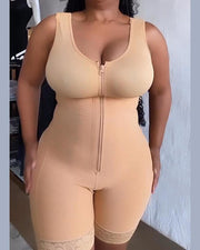 Internal Hooks Hourglass Gridle Zipper Shapewear