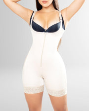 Internal Hooks High Compression Tummy Control Zipper Shapewear