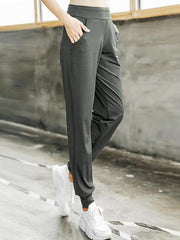 Pocket Ankle-tied Harem Pants