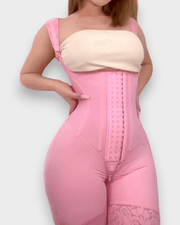 High Control Hourglass Gridle Pink Faja