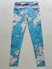 Skinny Wrap High-Waisted Printing Leggings