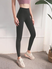 Wrap Solid High Waist Elastic Force Sports Leggings