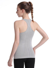 Seamless Solid Color Breathable Sports Vest Top