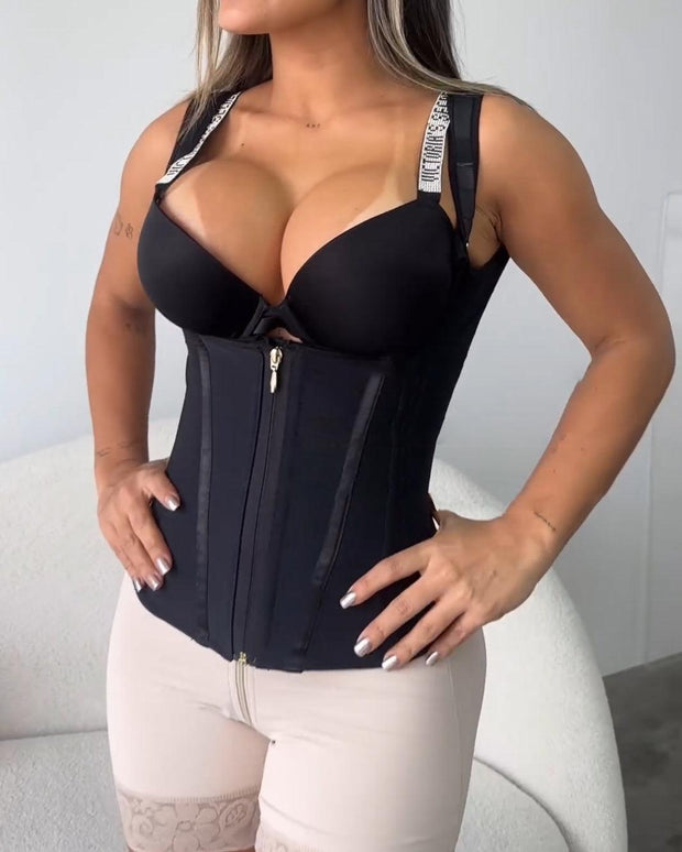 Internal Hooks Waist Trainer Faja Corset Vest