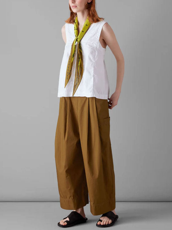 Pleated Minimalist Home Ladies Pants