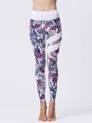 Floral Printed High Waist Leggings