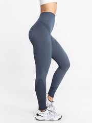 Skinny Wrap Yoga Bottoms High-Waisted Solid Color Leggings