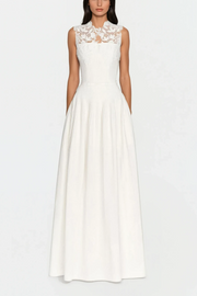 Ragiel Floral Lace Sleeveless Maxi Dress