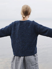 Women's Thick Soft Tweed Wool Sweater