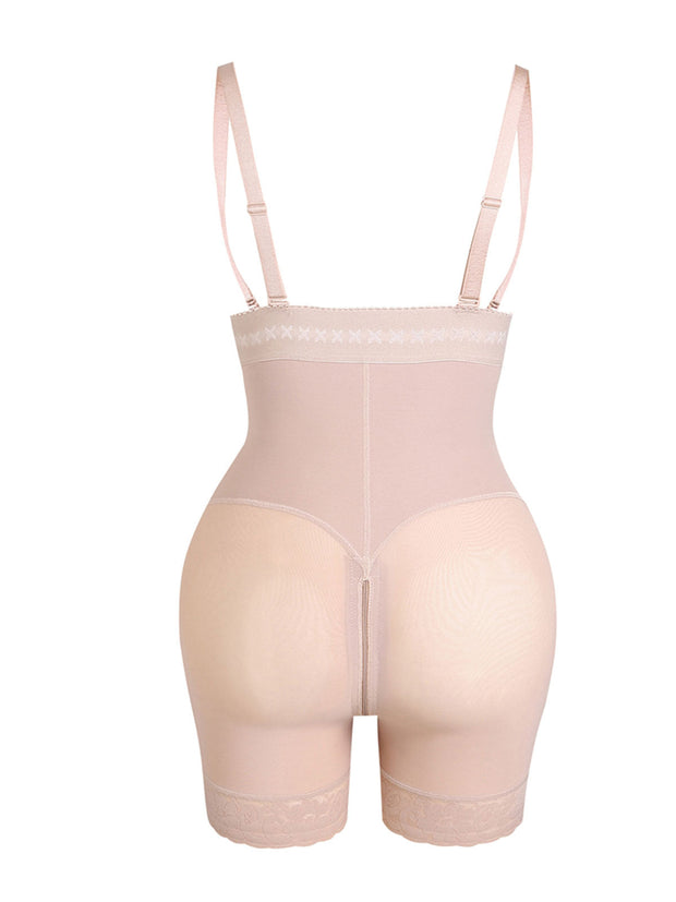 Fajas Colombianas Butt Lifter Shapewear Shorts Crotch with Zipper Ref 1009