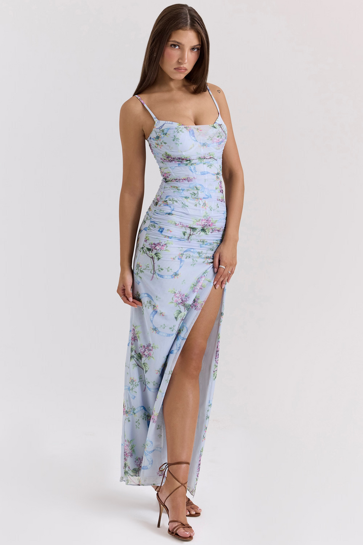 Sexy Sling Slim Floral Slimming Dress