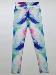 Colorful Printed High-Waisted Flexible Sport Leggings