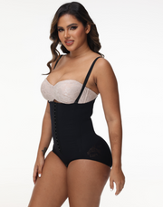 Strapless buttoned pants shapewear faja