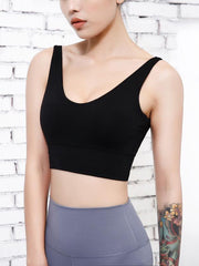 Wrap Sweat Absorb Backless Sports Bra