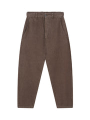 Cotton And Linen Solid Color Trousers