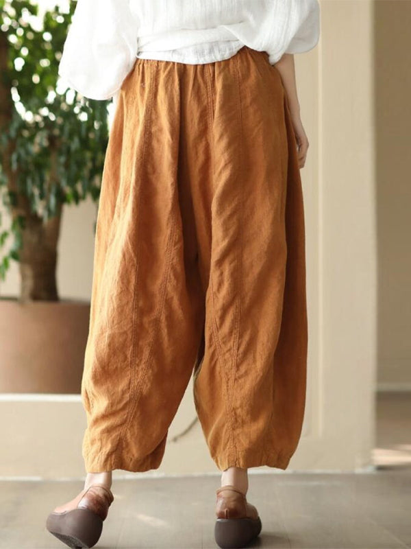 Linen Harem Pants