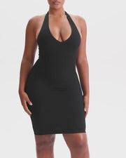 Shapewear Dress Halter Strap Mini