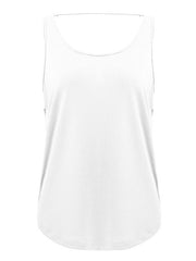 Loose Sleeveless Backless Vest Top