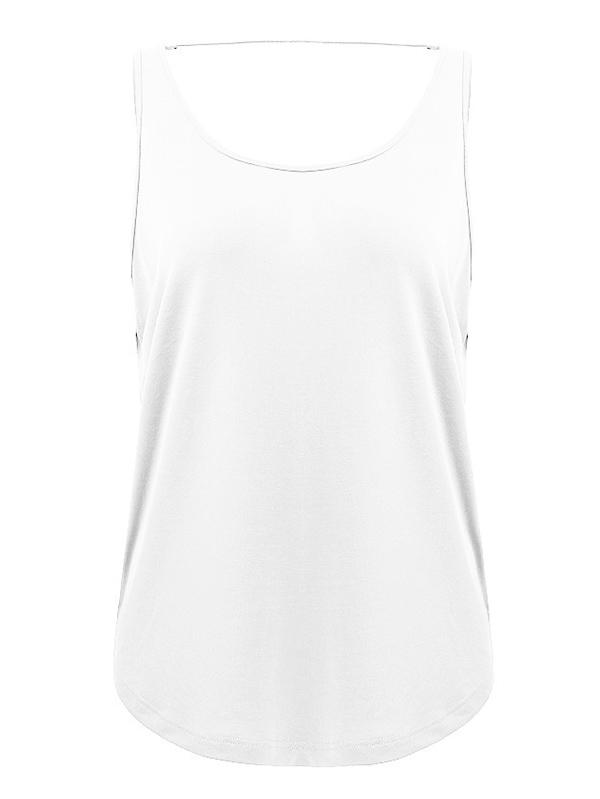 Loose Sleeveless Backless Vest Top