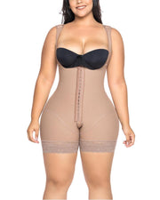 Women's Shapewear Hook and Eye Closure Tummy Control  Adjustable Crotch  Open Bust Bodysuit