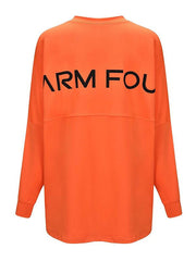 Fashion Letters Printed Loose Sports Sweat Shirts