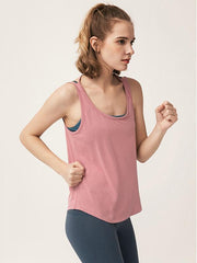 Loose Sleeveless Backless Vest Top