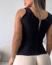 Internal Hooks Waist Trainer Faja Corset Vest