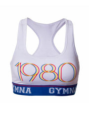 Number Graphic Racerback Sport Bra