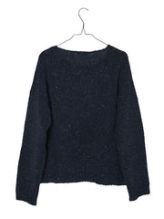 Women's Thick Soft Tweed Wool Sweater