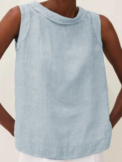 Victoria® | Vesper Solid Color Cotton And Linen Dress For Women main image 0