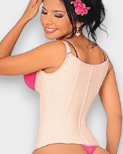 Zipper Body Shaper Waist Training Vest in Super Powernet