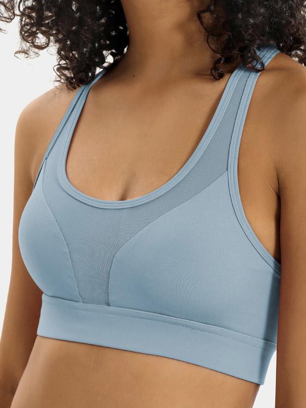 Wrap Breathable Pockets Sports Bra