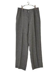 Casual Striped Simple Linen Women's Pants